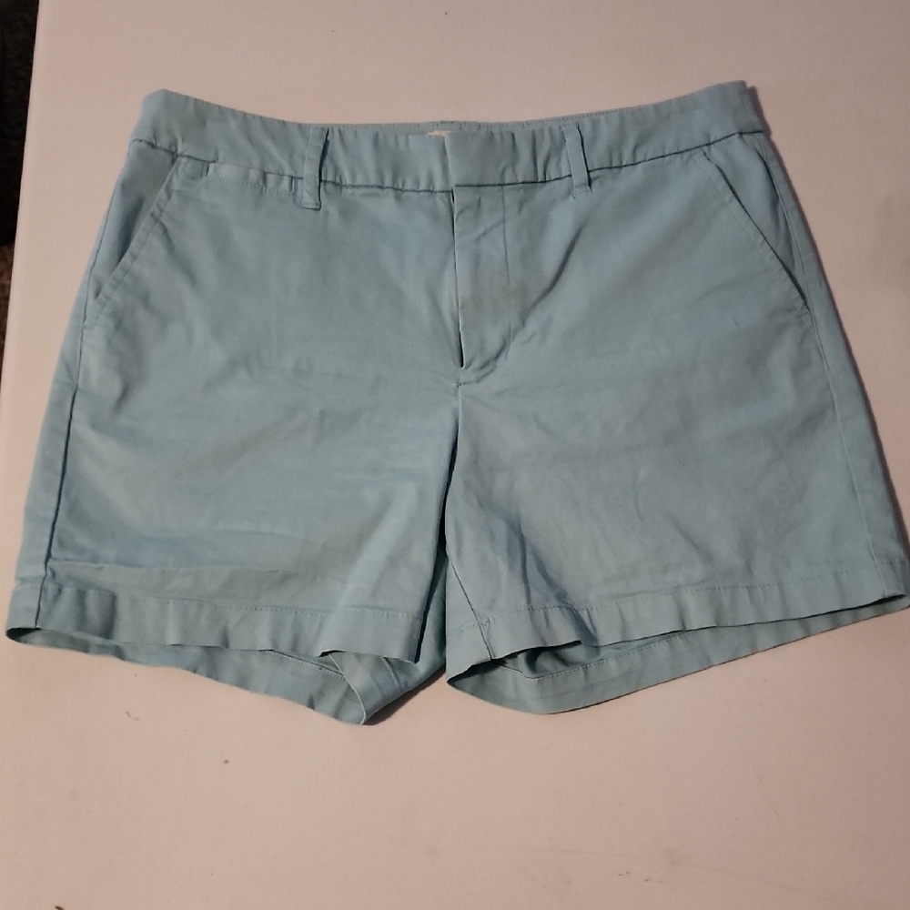 A New Day Blue Bermuda Shorts Casual Cotton